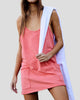 Sleeveless Racerback Mini Dress with Pockets