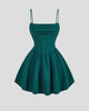 Ruched Corset Skater Mini Dress