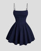 Ruched Corset Skater Mini Dress