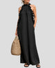 Halter Ruffle Maxi Sundress
