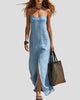 Maxi Sundress with Side Slit