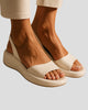 Platform Slingback Sandals with Open Toe