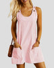 Sleeveless Scoop-Neck A-Line Pocket Mini Dress