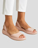 Platform Slingback Sandals with Open Toe
