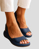 Platform Slingback Sandals with Open Toe