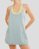 Sleeveless Racerback Mini Dress with Pockets