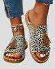 Tassel Open-Toe Flat Slide Sandals