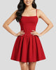Ruched Corset Skater Mini Dress
