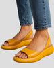 Platform Slingback Sandals with Open Toe