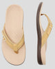 Thong Flip Flop Sandals with Buckle Strap Detail