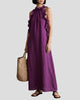 Halter Ruffle Maxi Sundress