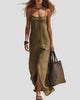 Maxi Sundress with Side Slit