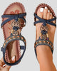 Bohemian Beaded Slingback Sandals